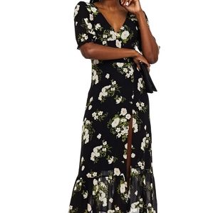 Reformation Nantes Dress in Celeste.